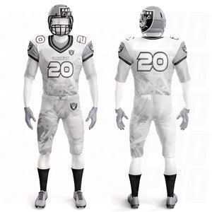 Uniformes de Fútbol Americano Juveniles Personalizados Premium, Completamente Bordados en Tela Twill y Sublimados - Product Image 2