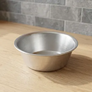 Aluminium Mixing <b>Bowls</b> <b>Silver</b> Round Kitchen Prep <b>Bowls</b> Lightweight Metal Food Mixing <b>Bowls</b> for Cooking Baking Serving and Food - Product Image 4