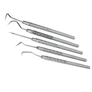 Sondes dentaires de laboratoire parodontal, sondes colorées, explorateurs dentaires légers, sondes dentaires en acier inoxydable - Product Image 3