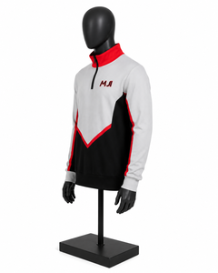 Camiseta Deportiva Personalizada para Hombre con Cierre de 1/4, Manga Larga, para Gimnasio, Running, Entrenamiento, Golf - Product Image 3