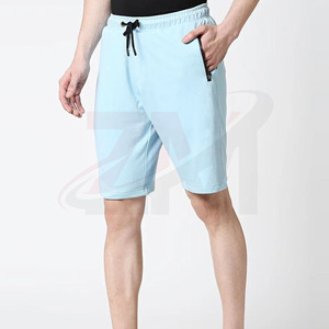 Pantalones Cortos Casuales para Hombre, Color Azul Cielo, a la Moda, Suaves y Ligeros, Venta al Por Mayor, Pantalones Cortos de Verano para Hombre, Marca Personalizada - Product Image 2