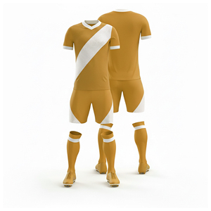 Tenue de football de qualité supérieure pour club, kit de match de football par sublimation |   Tailles pour hommes, femmes et jeunes |   Vêtements de sport légers et à séchage rapide - Product Image 5