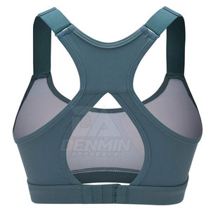 Seamless High Impact Women Sports Bra Adjustable Straps <b>Padded</b> Gym <b>Running</b> Yoga Fitness Workout Breathable Athletic - Product Image 2