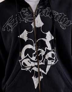 Vente en gros Sweat à capuche homme en molleton épais polyester-coton 350 g/m², sans cordon, coupe oversize, vierge, personnalisable avec logo brodé - Product Image 3