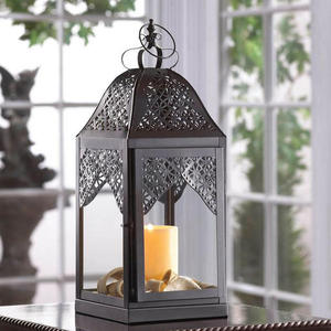 Farol Metálico Decorativo Vintage de Lujo con Acabado Resistente al Calor para una Decoración Elegante del Hogar y el Jardín - Product Image 6