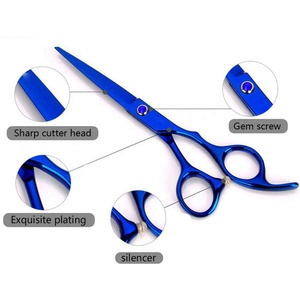 Professional Hair Barber Scissors Stainless Steel Sharp Blade Right Handed <b>Long</b> <b>Handle</b> Hair Cutting <b>Shears</b> - Product Image 5