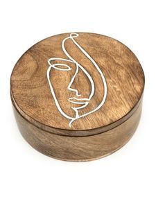 Latest Handmade Wooden Storage Bowl With Brass Lid Premium Decorative Organizer For Elegant Interior Styling Interior Collection - Product Image 3