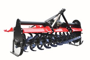 เครื่องพรวนดินแบบโรตารี่ KBR198F01 ความกว้างการทำงาน 1890 มม. ขับเคลื่อนด้วย PTO เครื่องไถพรวนดินสำหรับงานหนัก เครื่องจักรเพื่อการเกษตรสำหรับการปรับปรุงดิน - Product Image 1