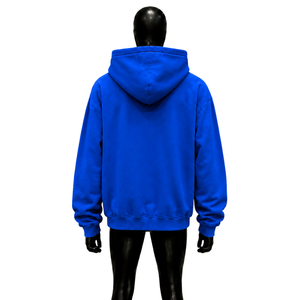 High Quality Hype Style Blue <b>Men's</b> Hoodies Customized Streetwear <b>Pullover</b> Fleece Casual Fashion Stars Urban Style Street Wholes - Product Image 2