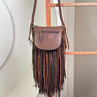 Cheveux sur imprimé Animal daim cuir frange peau de vache croissant sac à main femmes pour la mode vente chaude sac à bandoulière en forme de baril