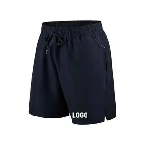 Shorts unisexe personnalisés 100 % coton French Terry, style décontracté, avec strass et effet délavé, devant plat, coupe droite, patch imprimé - Product Image 2