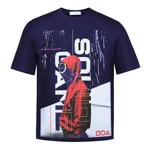 Camiseta Verde de Manga Corta para Hombre, Estampado Digital, Estilo Urbano, Cuello Redondo, Corte Regular, Algodón Jersey, Logotipo Frontal con Diseño de Estrella Daizen - Product Image 5
