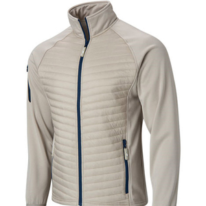 Veste hybride zippée intégrale pour homme, vestes de randonnée pour homme, vestes en gros, veste softshell pour homme, service OEM ODM - Product Image 1