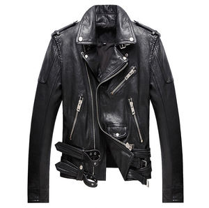 2024 veste en cuir de vachette noir de haute qualité pour hommes sur mesure debout vraie moto lumière hiver à capuche caractéristiques poche véritable - Product Image 1