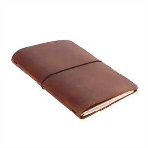 Leather B6 Printed Journal <b>Notebook</b> for Writing Travel Diary <b>Lined</b> Paper Vintage Business Office Gift Custom Logo for Men Women - Product Image 6