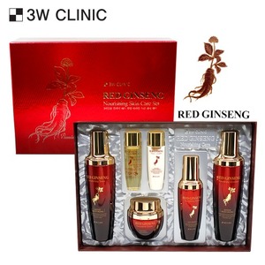 Set de 4 Piezas para el Cuidado Facial Nutritivo a Base de Ginseng Rojo de 3W Clinic - Product Image 1