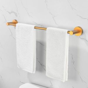 Set di 6 Accessori per Bagno in Alluminio Spesso, Montaggio a Parete, Finitura Oro Spazzolato, Portasciugamani da 24 Pollici, Set 6 Pezzi - Product Image 3
