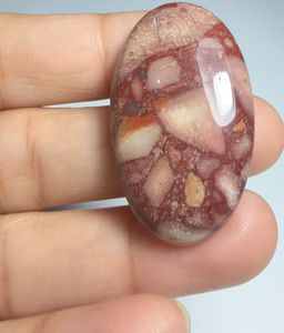 Lot en gros de 25 carats de pierres précieuses naturelles Mookite rose ovale 68x22x6mm, modèle F536, effet de changement de couleur, pour la fabrication de bijoux, Rajasthan - Product Image 5