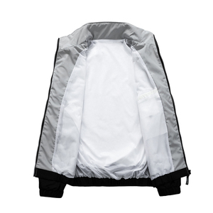 Veste Softshell d'hiver pour homme, conçue sur mesure, fermeture éclair, haute qualité, imperméable, coupe-vent, doublure en coton réversible - Product Image 5