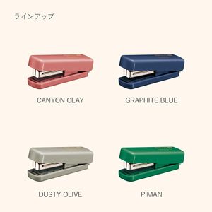 Engrapadora portátil GANRAKU KOKUYO, engrapadora de escritorio japonesa minimalista, herramienta compacta de papelería para oficina y estudio - Product Image 6