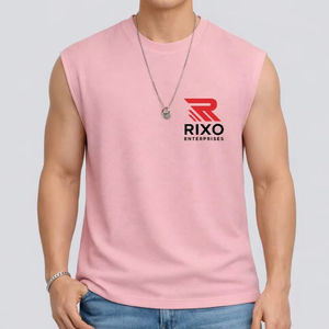 Camiseta sin mangas personalizada para hombre, transpirable, para entrenamiento y fitness. - Product Image 3