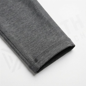 Vêtements de sport en gros sur mesure : Ensemble de yoga pour femmes, hauts de fitness à manches longues pour la course et la gym - Product Image 6