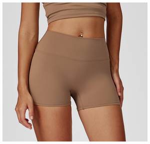 Pantalones Cortos de Yoga de Doble Capa de Secado Rápido para Mujer Freemind, Pantalones Cortos Deportivos 2 en 1 con Logotipo en la Cintura - Product Image 3