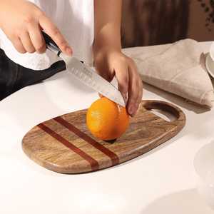 Planche à découper en bois massif au design fabuleux, qualité supérieure, plateau de service pour fromage, fabrication artisanale, durable, qualité export - Product Image 1