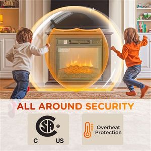 Electric Fireplace Heater Comfortable Home Heating Electric Fireplaces - Product Image 6