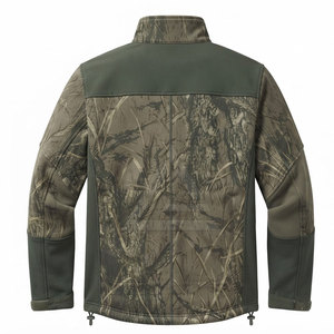 Veste softshell de chasse pour homme personnalisée, légère, résistante au vent, respirante, avec poches zippées utilitaires - Product Image 2