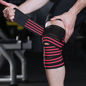 GAF Heavy Duty Adjustable Elastic Non-Slip Athletic <b>Knee</b> Brace Sports Compression Support for Weightlifting - Product Image 6