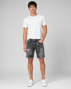 Shorts amples de qualité supérieure, shorts en jean personnalisés en gros, shorts en jean mi-longs pour hommes, shorts en jean tendance pour hommes - Product Image 1