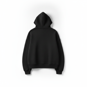 Sudadera con Capucha Extra Grande de Tejido Waffle Premium, Logotipo Personalizado en la Parte Delantera con Pedrería, Unisex, Algodón Grueso, Estilo Urbano Otoñal - Product Image 3