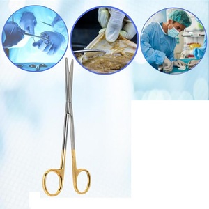 Tijeras Médicas Rectas/Curvas Metzenbaum, Instrumento Manual para Cortar Tejidos, Acero Inoxidable para Instrumentos Quirúrgicos - Product Image 2