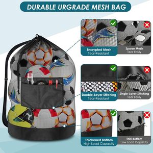 Kids Soccer Bag Pack Professional Sports <b>Backpack</b> for Football Training Durable <b>Lightweight</b> School Sports Gear OEM Supply - Product Image 3