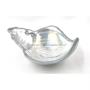 Bol de service en aluminium argenté de qualité supérieure pour les collations de fruits et le chocolat bol de service pour la décoration de table à la maison - Product Image 2