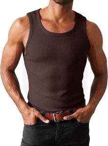 Camiseta sin mangas para hombre con efecto teñido espacial, de hilo multicolor, transpirable, chaleco deportivo, ropa atlética moderna, proveedor mayorista - Product Image 2