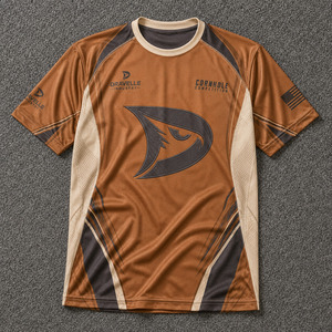 เสื้อทีมคอร์นโฮลแบบซับลิเมชั่นสั่งทำพิเศษ ยูนิเซ็กซ์ พรีเมียม ผ้าตาข่ายระบายอากาศ แขนสั้น ชุดกีฬาปรับแต่งได้ - Product Image 1