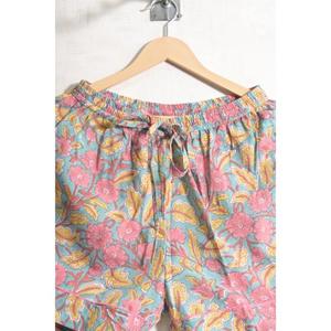 Conjunto de Pijama Corto de Algodón Estampado para Mujer, Ropa de Dormir Informal, Ligera, Conjunto Coordinado - Product Image 5