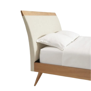 Cama Moderna de Madera Sólida para Hotel, con Cabecera Tapizada, Plataforma, Tamaño Personalizado para Dormitorio, Apartamento, Villa - Product Image 2