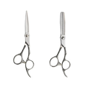 Tijeras de Peluquería Ovexa de 10 mm, Acero Inoxidable, Punta Lisa, Agarre Perfecto, Juego de Tijeras de Barbería para Cortar el Cabello, con Bolsa - Product Image 3