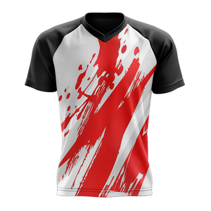 T-shirt Classique Premium pour Homme, Coupe Slim, Col en V, Vente en Gros, T-shirts pour Homme de Haute Qualité, Séchage Rapide, Respirant - Product Image 1