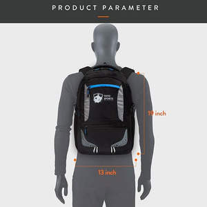 Système de transport léger et confortable de qualité supérieure, meilleur fournisseur, fermeture éclair respirante et fluide, logo personnalisé, sac à dos scolaire - Product Image 6