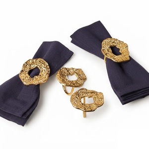 Anillos de Servilleta de Plata Antigua con Corona para Decoración de Mesa de Boda, Elegantes Soportes de Diamantes de Imitación para Banquetes y Cenas de Hotel - Product Image 6
