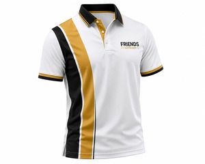 Polo de hombre de manga corta con bloques de color, transpirable, tejido, 100% algodón, diseño casual, logotipo frontal - Product Image 4