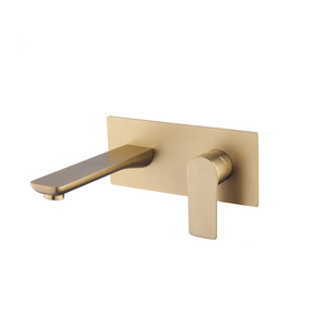 Rubinetto Miscelatore <span class=keywords><strong>a</strong></span> Parete in Ottone Cromato Quadrato per <span class=keywords><strong>Lavabo</strong></span>, Caldo/Freddo, per Bagno Moderno di Hotel e <span class=keywords><strong>Lavabo</strong></span> Vanity - Product Image 2