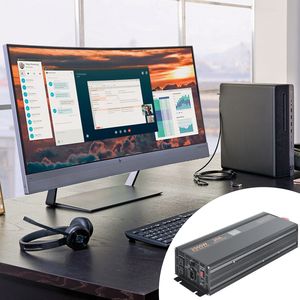 2500W LCD Display Auto Switches Sump Pump <b>Battery</b> <b>Backup</b> System Continuous UPS for Uninterruptible Power Supply - Product Image 5