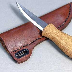 Funda de Cuero Premium para Cuchillo, Hecha a Mano con Cuero Vacuno de Grano Completo, para Cuchillos de Hoja Fija de Caza y Supervivencia, Funda de Cuero Resistente - Product Image 5