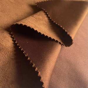 Tissu en suède polyester de qualité export en vrac, texture lisse, finition luxueuse, pour vêtements d'extérieur, sacs, chaussures, ameublement - Product Image 2