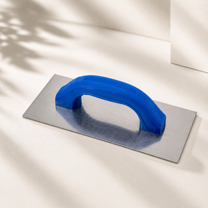 Truelle à plâtrer professionnelle Gurmala avec manche en plastique et base en acier pour la finition des murs et sols en ciment et mortier, maçonnerie - Product Image 1